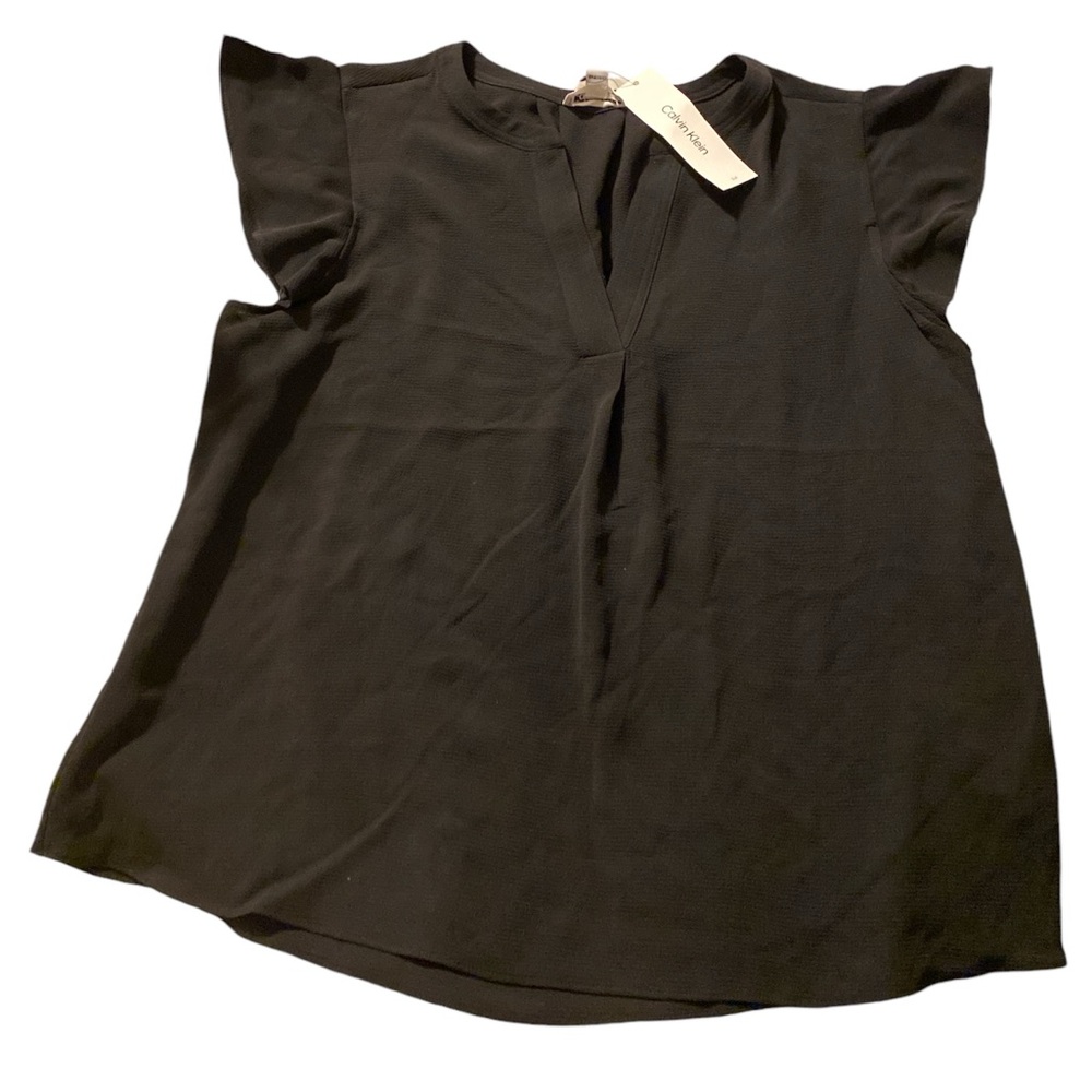 Calvin Klein black blouse size xl NWT